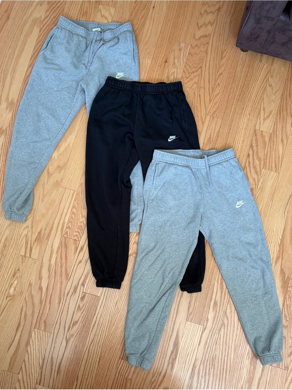 Nike Sweatpants Trio - Black (1) & Gray (2)